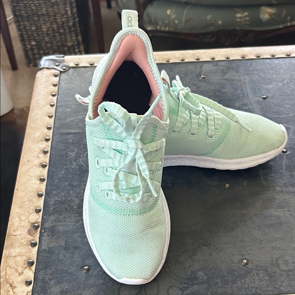 adidas Mint Green Women's Cloudfoam Step in Sneakers